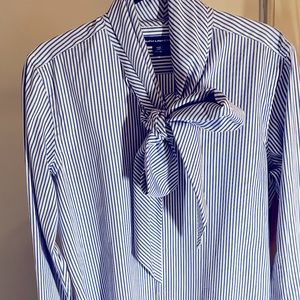 Tie Neck Ralph Lauren Sport Dress Shirt